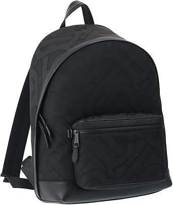Burberry Jet MJ3 Backpack Monogram Jacquard Nylon 8043706 A1189 Black