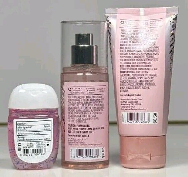 Miniatura 5 de Bath And Body Works A Thousand Wishes - Juego de bolsas de regalo de tamaño de viaje, fragancia fina, crema corporal ultra karité, gel de manos,