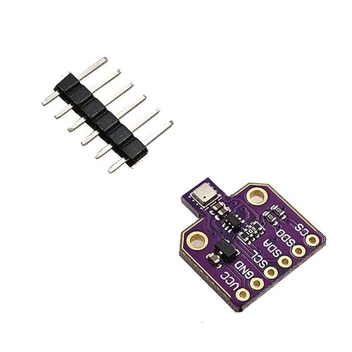 KOOBOOK Módulo de placa de ruptura con sensor de temperatura, humedad, presión y gas BME680 3.3V5V para Arduino Raspberry Pi