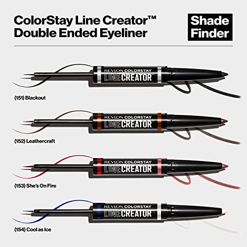 REVLON ColorStay Line Creator Dual-Ended Eyeliner, 152 Leathercraft - image 8