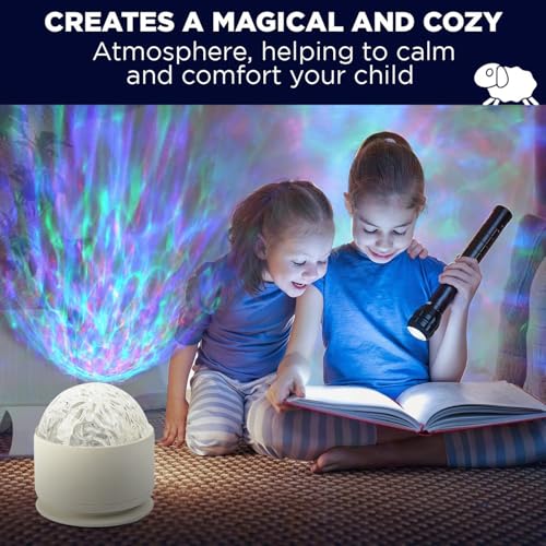 Calming Sensory Lights, Sensory Toys for Kids with Autism, Ocean Light Projector with 7 Color Patterns, Light Projects Water Ripple Effects onto Walls and Ceilings, Autism Toy, for Children and Adults - Image 5