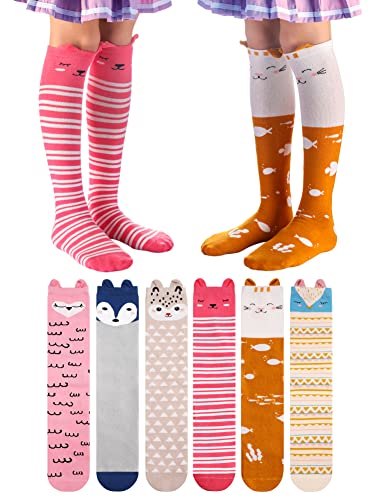 Talla única Mujer 2 Pares Calcetines Hasta Rodilla Miércoles