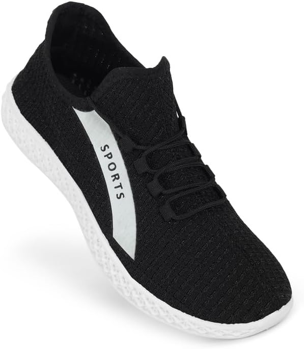 PARAGON K1019G Stylish Sneakers for Men with Breathable Upper Mesh, Cushioned Insoles, Lace up| Comfortable, Lightweight & Durable, Easily Washable Everyday Casual Shoes | Ideal for Outdoor Use
