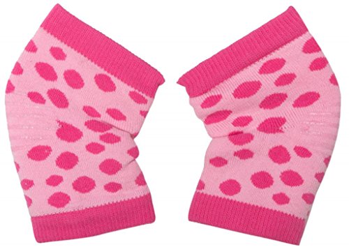 Plod Ons Baby Knee Protectors, Pink Spot