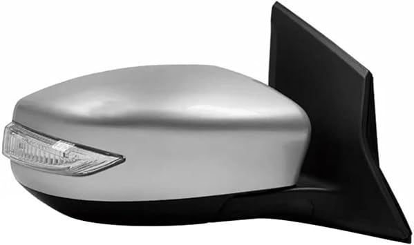 Complete Wing Mirrors For Nissan For Tiida 2016-2023 For Nissan For Pulsar 2016-2023 Auto Mirror Assy Outside Side Rearview Mirror Assemblys Wing Mirror Unit5 Pin Right silver
