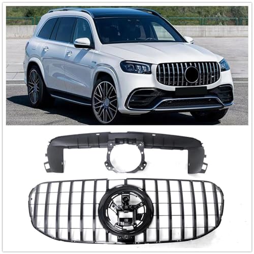 Calandre Mercedes Benz GLS X167 argent avec support de grille