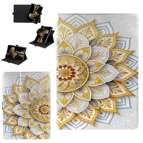 Coque Compatible pour Archos SPAC T110 FHD 4G Ultra Tablette Coque Etui Case Cover [Fonction de Rotation à 360 degrés][Protection renforcée des Bords Contre...