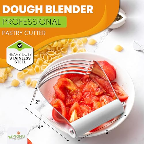 Spring Chef Large Dough Blender For Baking - Durable Pastry Blender - White by Spring Chef - Used condition - Image 2