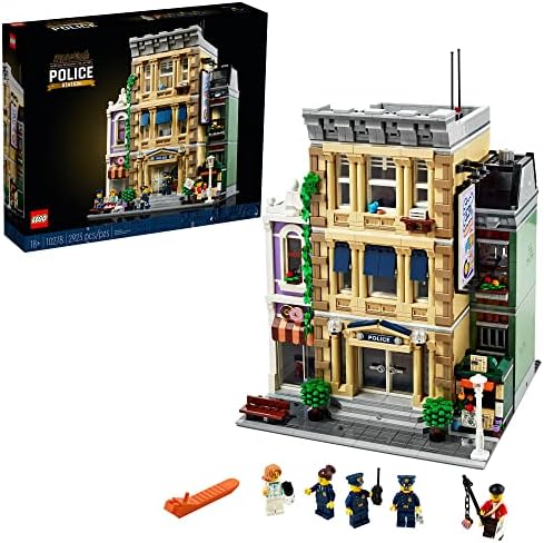 LEGO Police Station 10278 Building Kit (2,923 Pcs),Multicolor