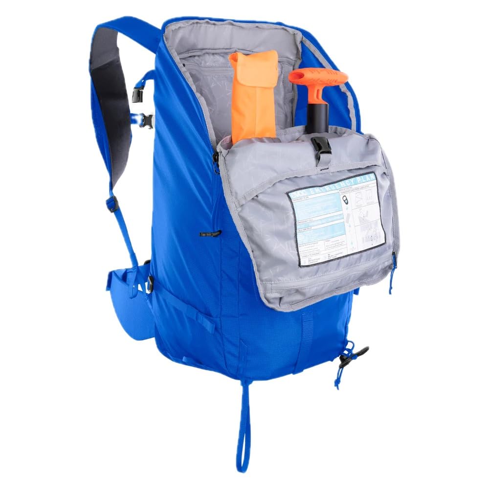 Plecak turystyczny EVOC SUMMIT 30, plecak (plecak sportowy z ergonomicznym systemem nośnym, wysokiej jakości plecak trekkingowy z praktycznymi przegrodami), Royal Blue