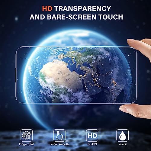 Zuslab Tempered Glass Screen Protector Compatible With Iphone 14 Pro 6.1'' 2022, 【With Easy Auto-Align Install Kit】【Anti Blue Light】【Full Coverage】 Sensor Protection Filter Cover, 1 Pack #TOP4