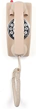 Corded Vintage TRIMLINE Home Phone, Easy Wall-Mount Landline Phone,Big Button Keypad Senior Phones,Last Number Redial,Loud Bell,Retro Working Wall Telephones for Home/Office/Hotel/School (Push Dial)