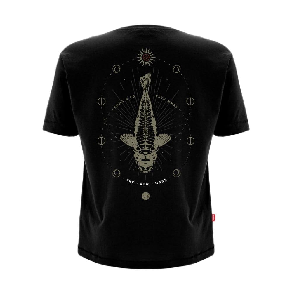 Kumu Men's Black Clothing - New Moon Tee-3Xl