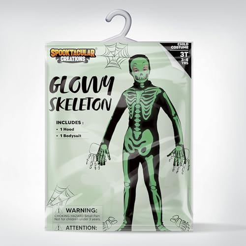 Disfraz de Esqueleto para Niño Halloween Talla XL miniatura 6