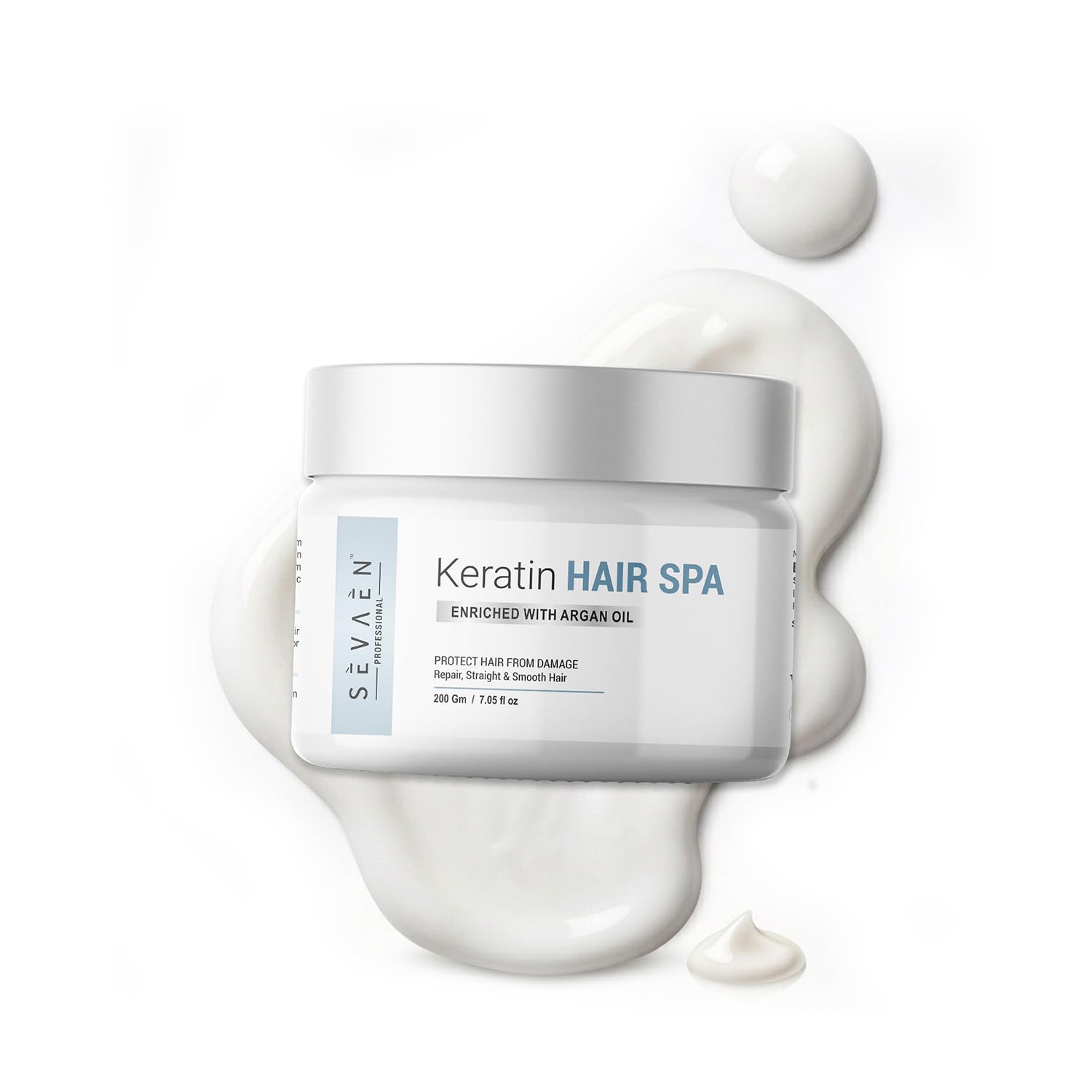 Keratin Smooth Deep Smoothening Spa, with Argan Oil and Sea butter, for Frizz-Free hair up to 72 hours & Salon-like smooth hair at home, Recommended by Professional|200gm.-image-49