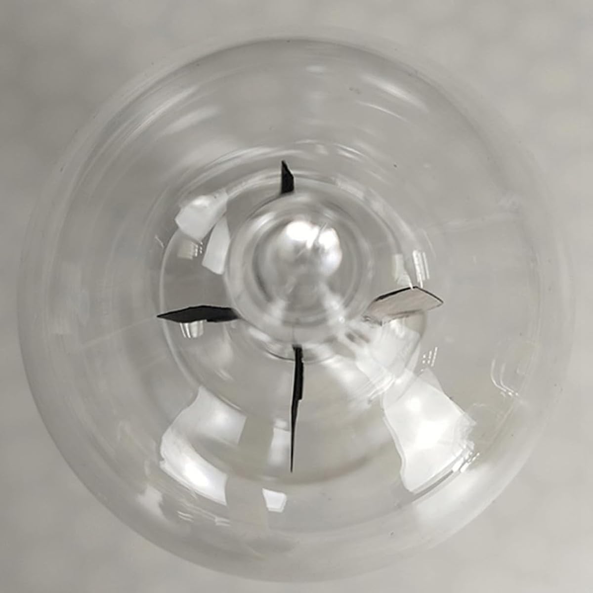 Gorise Radiómetro Solar Crookes Transparente, Molino de Viento de Vidrio con aspas giratorias alimentadas por energía Solar, Herramienta educativa para la decoración del del hogar.