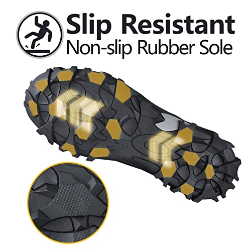 Suadex Steel Toe Boots For Men Women Work Boots For Men Steel Toe Slip Resistant Composite Toe Boots For Men Work Construction #TOP4