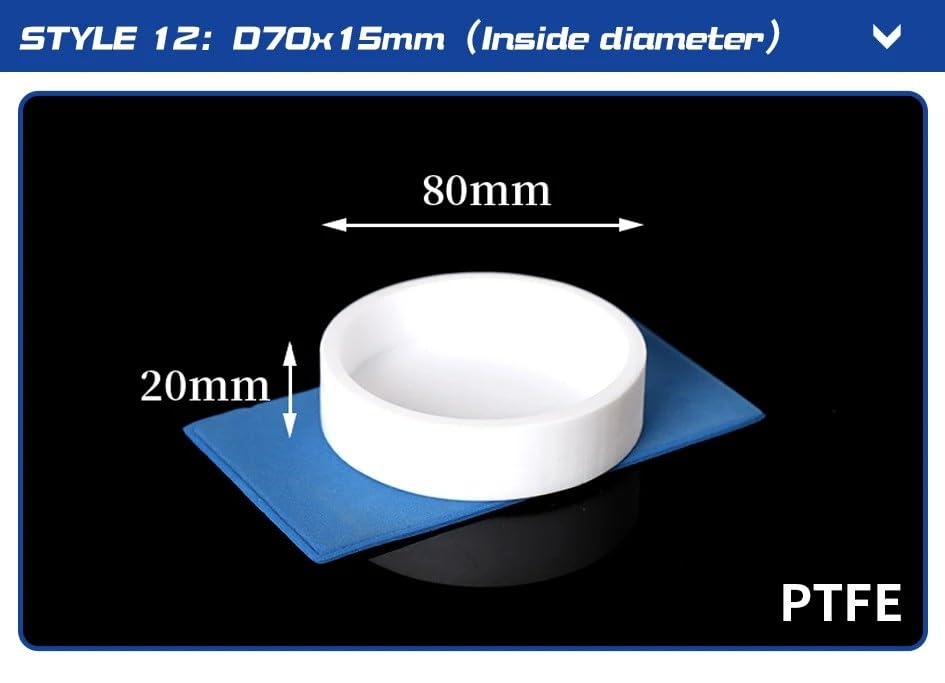 Piastra Petri - Piastra circolare for evaporazione for uso di laboratorio - Resistente agli acidi e - 1 pezzo(D70x15mm)