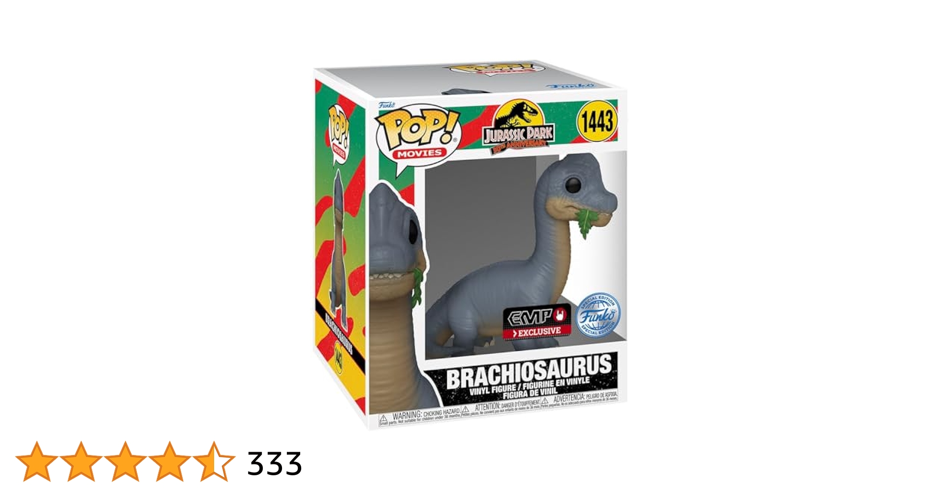 FUNKO - FUNKO POP! ジュラシックパーク　ブラキオサウルス　限定版 Amazon.co.jp: Funko ジュラシックパーク ブラキオサウルス