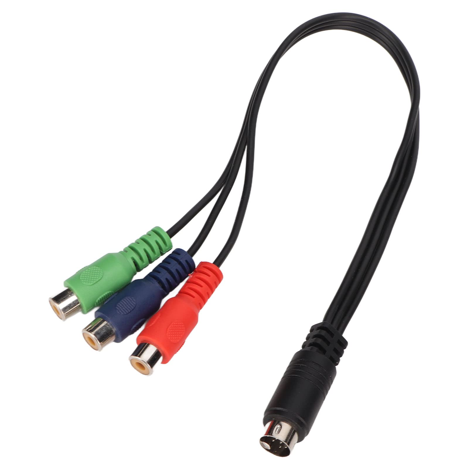 Cavo Audio/Video Mini DIN 9 Pin Maschio A 3 RCA Maschio – 1,8 Metri – Prolunga AV Stereo Per Collegamento Elettronico