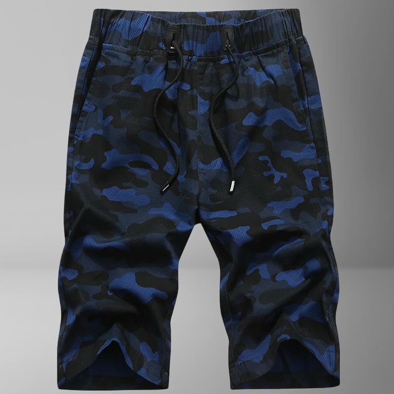 Short d'été décontracté confection premium en coton stretch masculin - 6