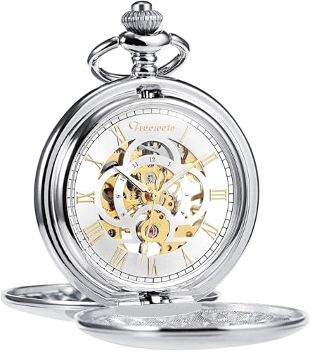 Relógio de bolso masculino retro suave clássico mecânico mão-vento relógio de bolso numerais romanos