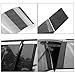 MHQP 8pcs Carbon Fiber Pattern Vehicle Specific Fit Plastic Car Window Pillar Stickers for VW Passat (2011-2018) Window Surface, Protects Center Pillar, Prevents Scratches, Improves Car Grade