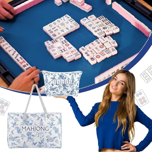 MAHJONG Tote Bag Set 24x13x4.7 Inch Estuche de Transporte miniatura 7
