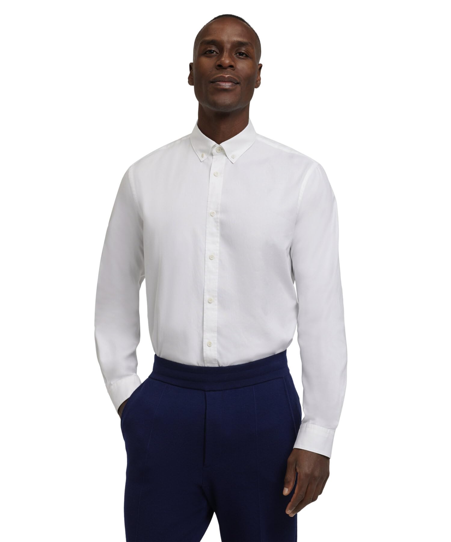 FALKE Men's Favorites Button Down Oxford Camisa