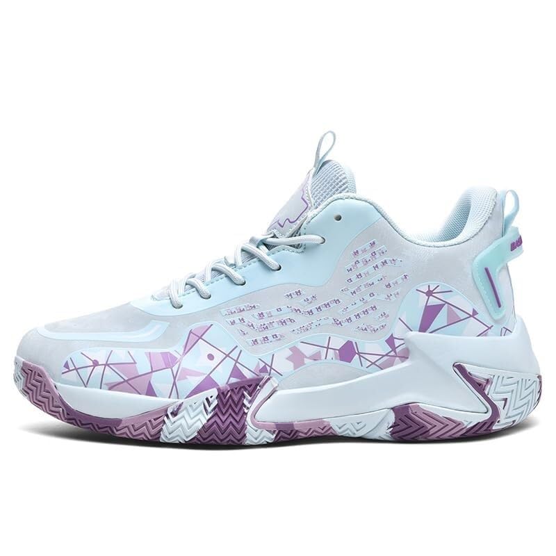 Zapatillas de Baloncesto de Talla Grande for Hombre: Ligeras, duraderas, Modernas y adecuadas for Adolescentes. Botas Deportivas for Interiores y Exteriores.