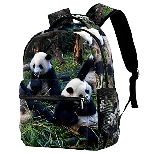 Sac à dos voyage panda isotherme porte-bouteille enfant