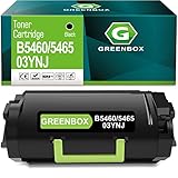 GREENBOX Remanufactured 03YNJ High Yield Toner Cartridge Replacementfor Dell B5460dn 332-0131 Laser Printer (45,000 Pages)