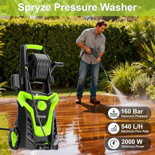 Spryze 2000W 160Bar Jet Washer