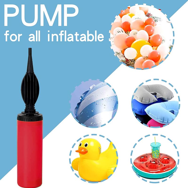 Image of Manual Balloon Hand Pump - 1 Pc Air Pump For Balloon | Air Balloon Pump | Balloon Air Pump | Hand Balloon Pump | Balloon Blower | Balloon Inflator Pump For Latex Foil, Helium Air Balloon