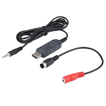 RC Cable Set, USB Dongle Cable and Connecting Cable for 22 in 1 Quadcopter Flight Simulator Remote Controller Transmitter for AeroFly Full Series, PhoenixRC Full Series