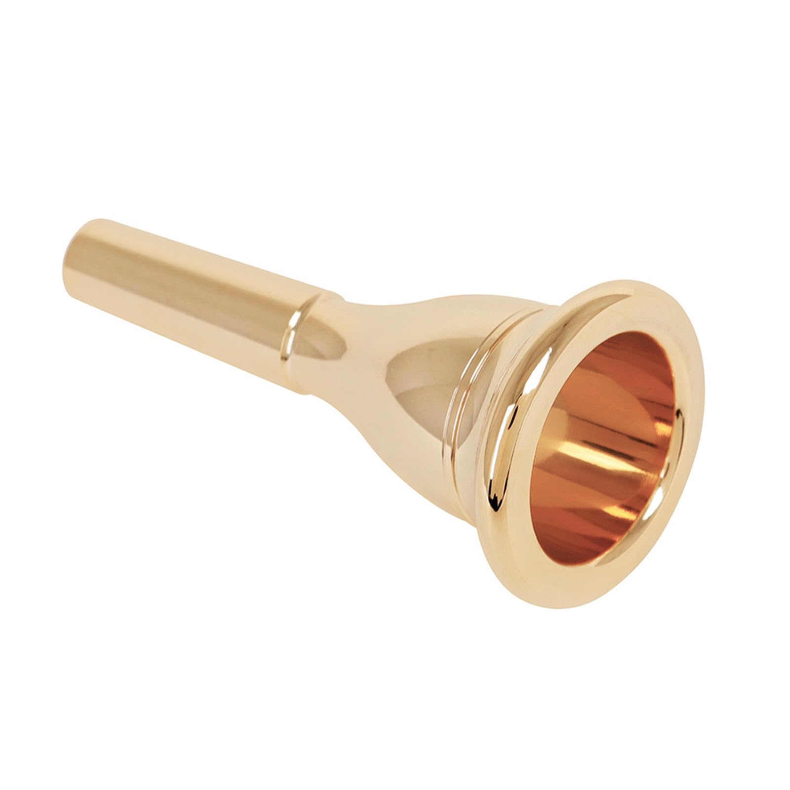 Tuba Mundstück 13,3mm aus Messing, Goldfarben, 1 Stück