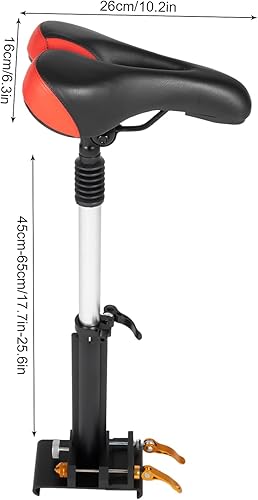 Miniatura 5 de YIYIBYUS Reemplazo de scooter eléctrico accesorio de asiento ajustable plegable sillín de perforación libre para xiaomi m365/pro /1S