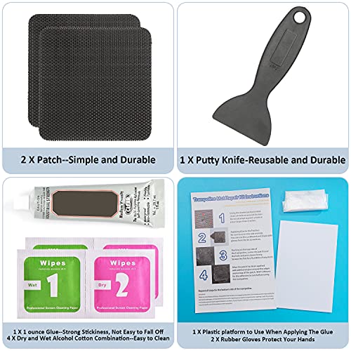 ifeolo-Trampoline-Patch-Repair-Kit-4X-4-Square-On-Patches-Repair-Trampoline-Mat-Tear-or-Hole-in-a-Trampoline-Mat