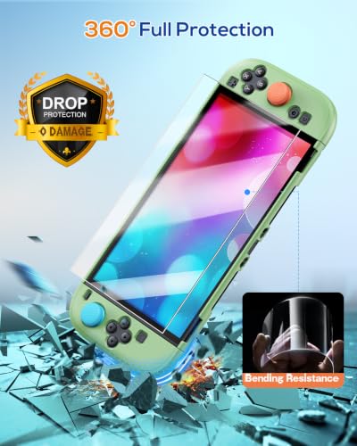 Image of WAXITY Dockable Protective Case for Nintendo Switch 2-Light Green