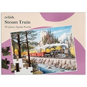 Relish ‘Steam Train’ puzzel, 35 delen, ontworpen voor ouderen met dementie/Alzheimer