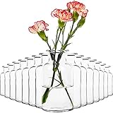 Ein verengter Hals der Glasflaschen sorgt zum einen für eine erhöhte Standfestigkeit und zum anderen bietet er viel Spielraum für Deko