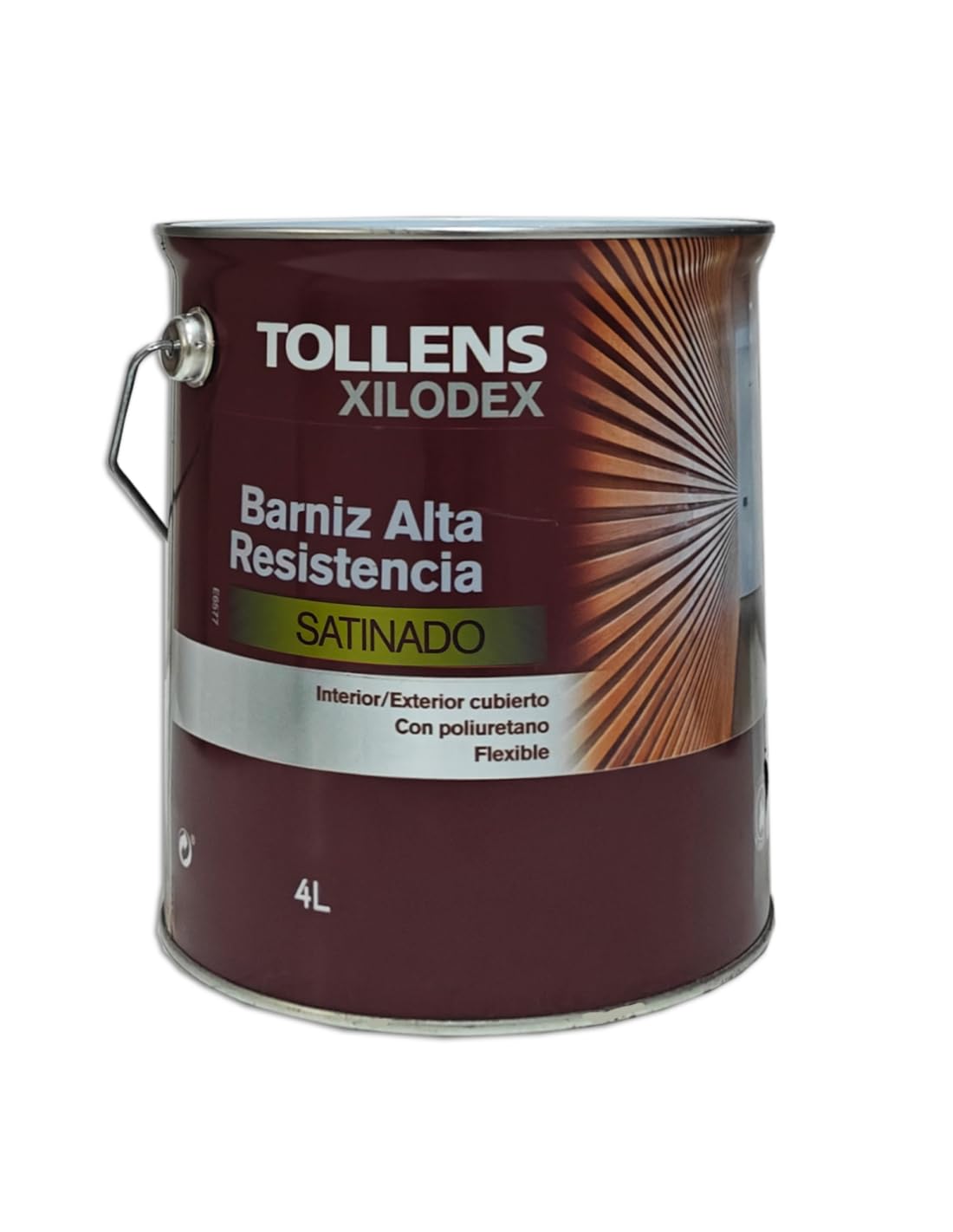 Barniz Alta Resistencia Satinado Interior 4 Lt (Caoba Clásica 506)