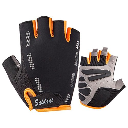 J, M Men Sports Cycling Glove Half Finger Bike Gloves Shockproof