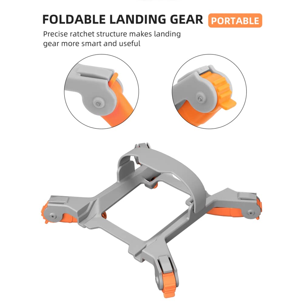 Mini 3 Pro, gambe di atterraggio compatibili con Mini 3 Pro, drone pieghevole, prolunga dell'altezza, piedini di atterraggio