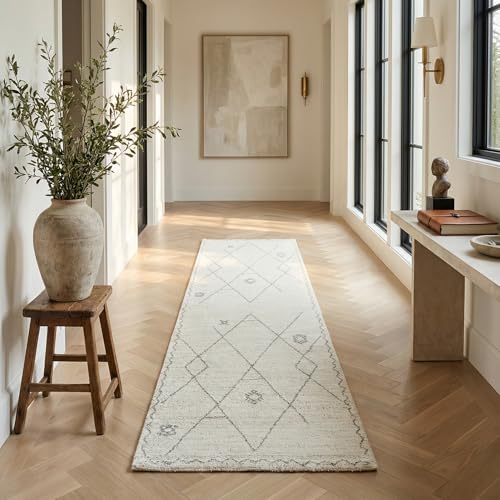 Amazon.ca: Rug Branch Nivara Boho Washable Indoor Runner Rug 2' x 8' Beige & Cream