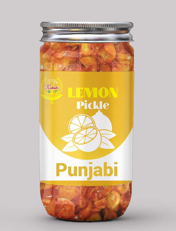Punjabi Limón Pickle Fresco Casero LimónNeembu Ka Aachar (400G) - Receta de la madre  Pepinillo orgánico del norte de la India  Pepinillo de limón