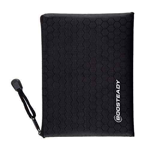 Boosteady Phosphor Bristle Bronze Bore Brush Gun Cleaning Chamber Brush Kit With 50 Professional Square Patches In Zippered Pouch #TOP6