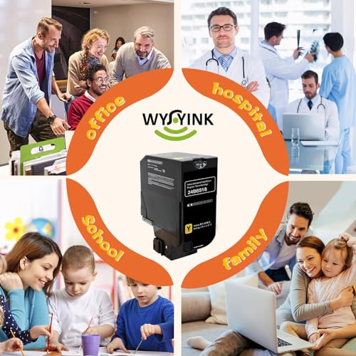 Cartouche de toner haute capacité C4150 Lexmark jaune pour impression de documents professionnels - 5