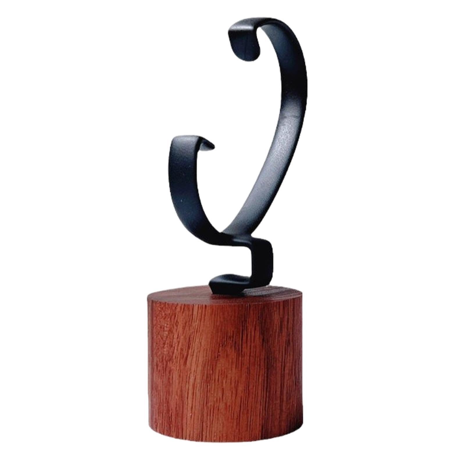 TWISAXC Durable Watch Display Stand Jewelry Organizer Crafted Wood To Long Lasting And Distinct Display But Also Store Bracelets Or Other Jewelry. Watch Rack, Black, 5x5x13cm