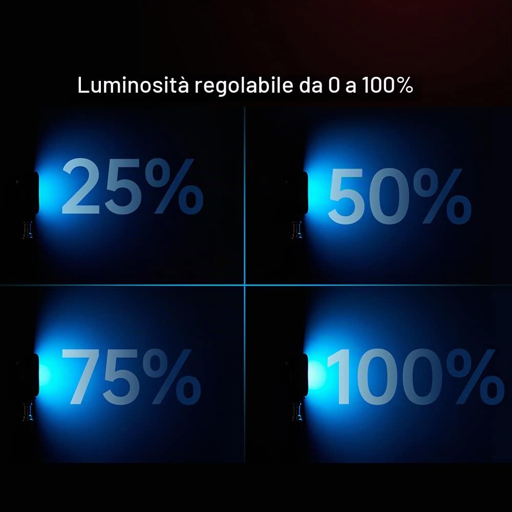 GODOX LITEMONS LED6Bi LED Luce Video Light Bicolore 3200K-6500K CRI95 Fotografia, Ricaricabile, può Essere Utilizzato per Selfie, Illuminazione per Feste